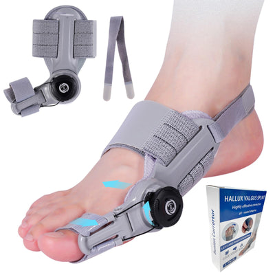 Bunion Corrector for Women & Men KissDate Bunion Corrector for Women Big Toe Adjustable Big Toe Straightener Toe Corrector for Bunion Fix Bunion Relief Bunion Pads Cushion with Heel Strap and Silicone Pad(1 Pack)
